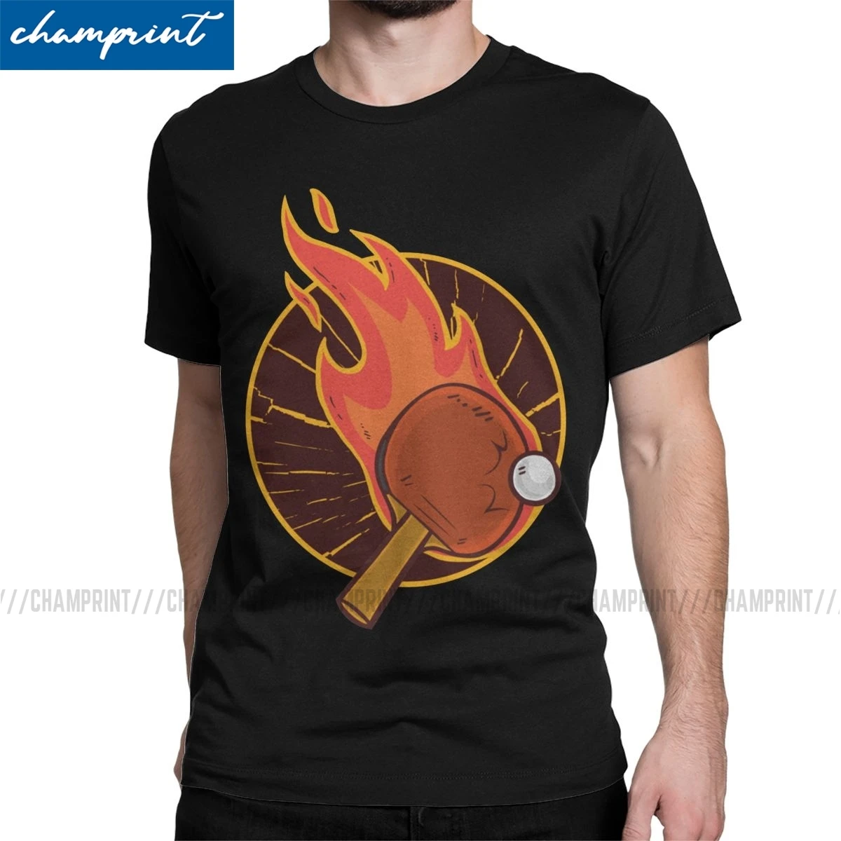 Ракетки для настольного тенниса пинг-понга крутая футболка мужская спортивная