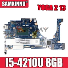 For Lenovo YOGA 2 13 Laptop Motherboard FRU 5B20G19207 LA-A921P with I5-4210U 1.70GHz CPU 8GB RAM original mothebroard