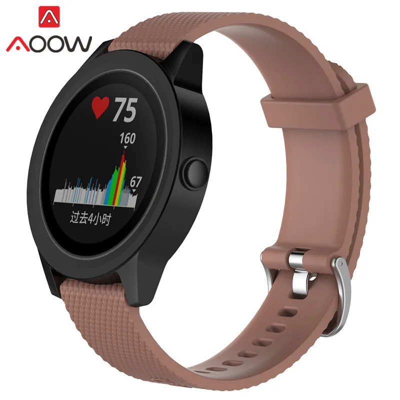 20 мм 22 мм силиконовый ремешок для часов samsung Galaxy Watch Garmin Amazfit сменный Браслет ремешок для часов gear Sport S2 S3