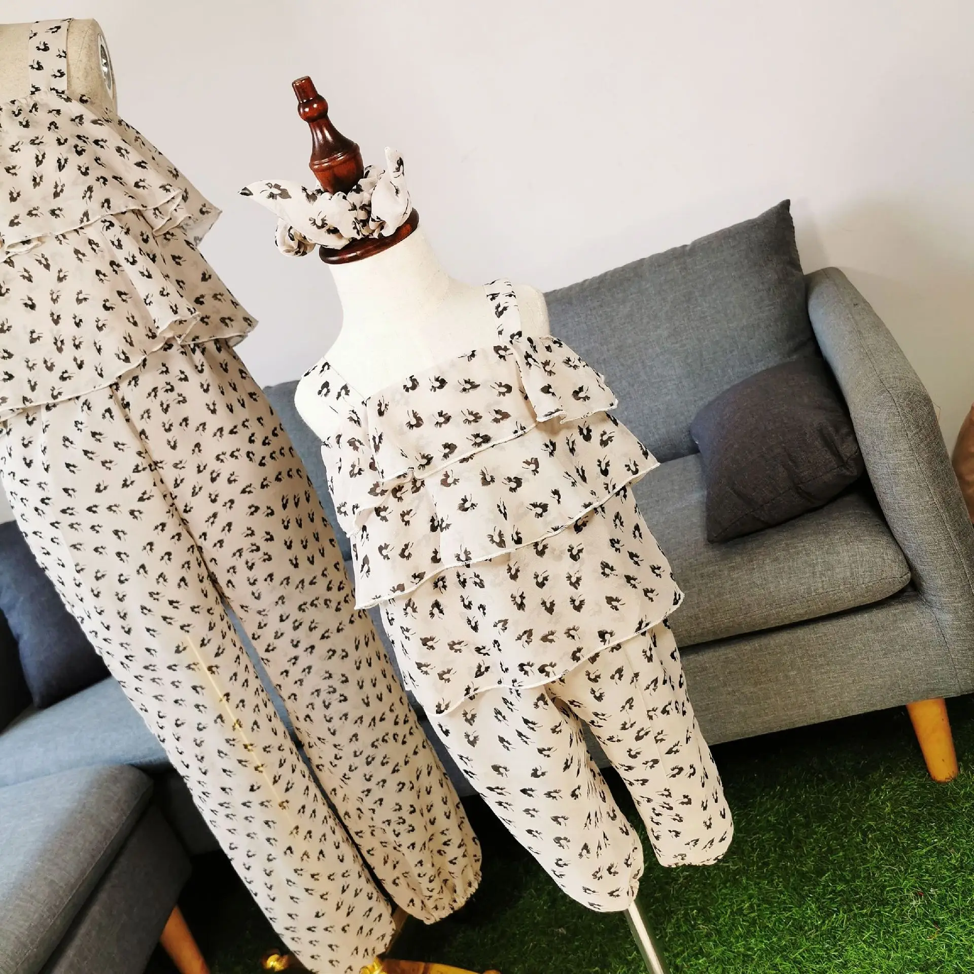 2019 г. Летнее платье для мамы и дочки Праздничная пляжная одежда в богемном стиле