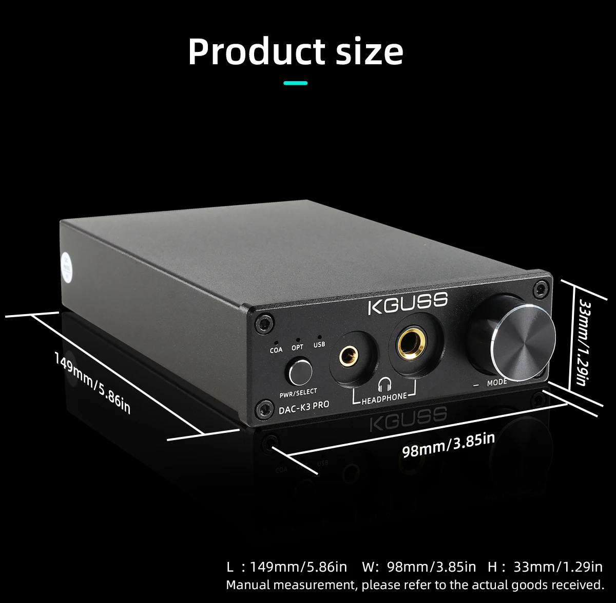 Усилитель для наушников KGUSS Φ DAC fever HIFI без потерь ES9018K2M | Электроника