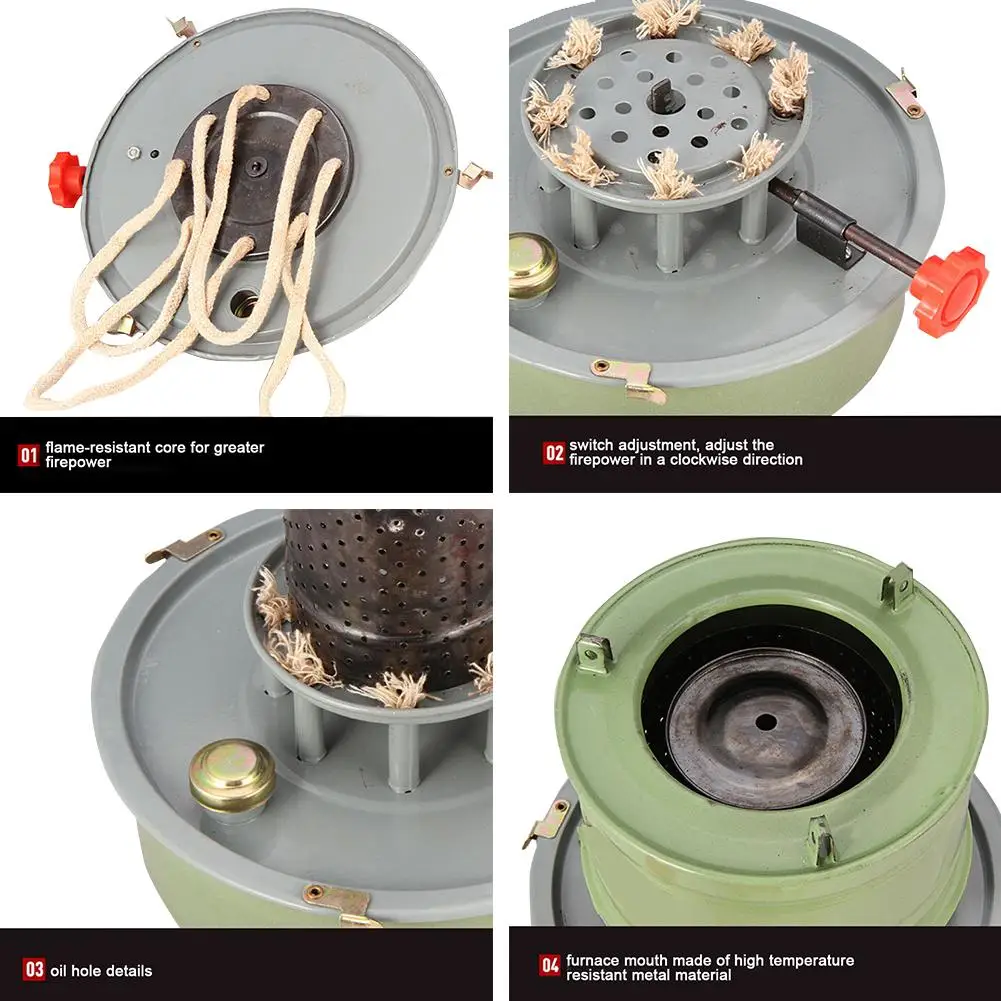 Керосиновая печь для кемпинга ветрозащитная плита уличные принадлежности