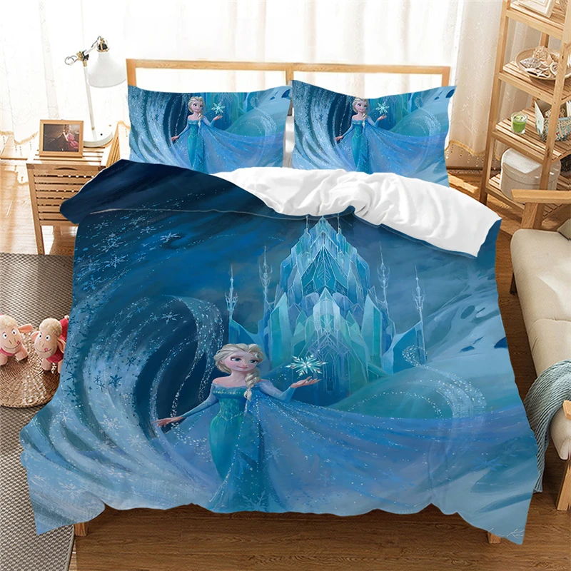 Комплект постельного белья Anna Elsa Frozen 2 Queen King Size комплект для девочек пододеяльник