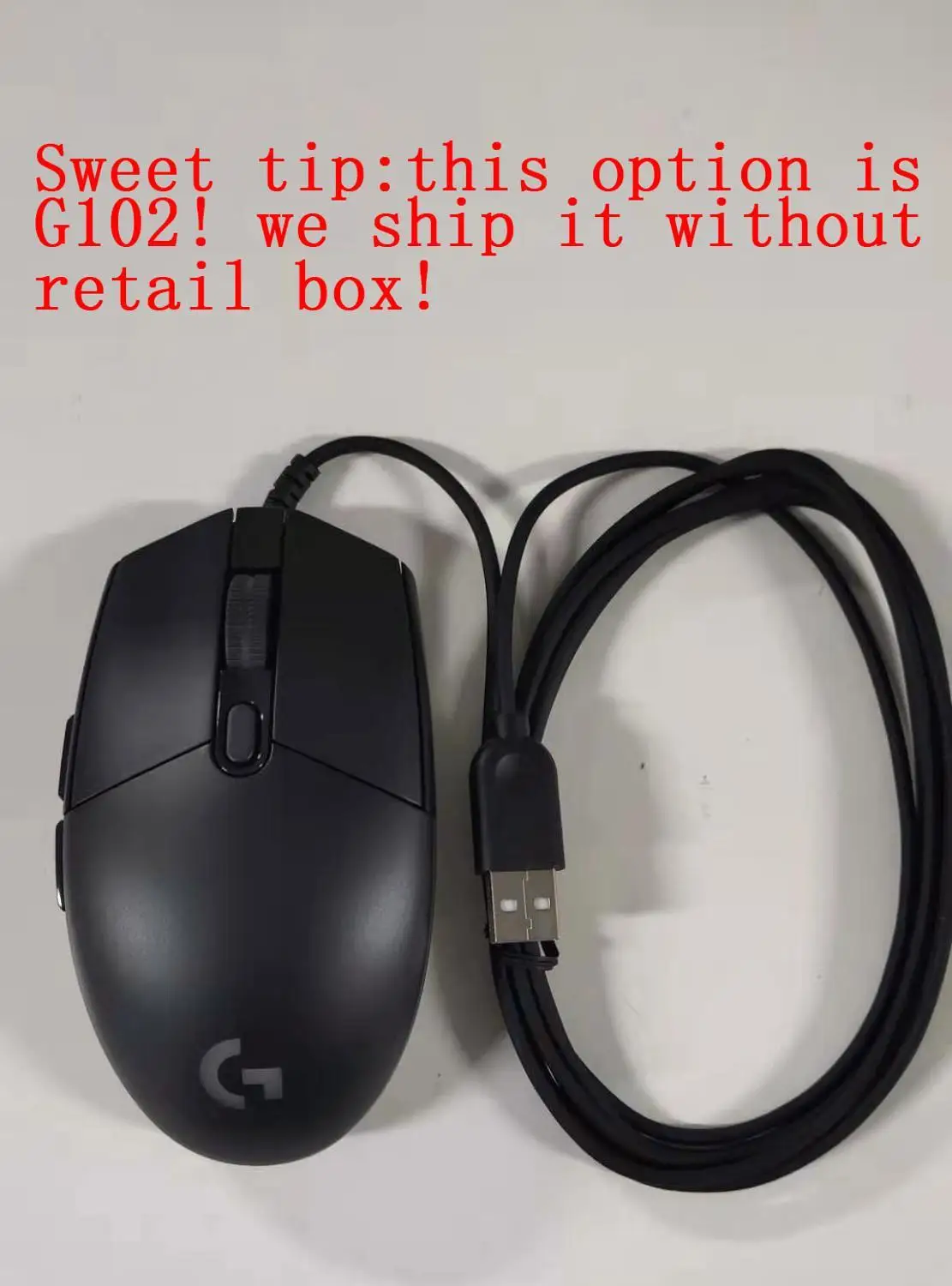 logitech G402 Hyperion Fury игровая мышь оптическая 4000 Точек на дюйм высокое Скорость для портативных ПК Windows 10/8/7/Vista Поддержка официальный Тесты - Цвет: G102 without package