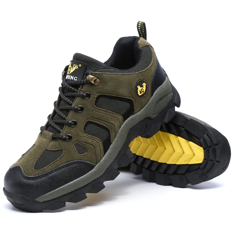 Men Women Outdoor Sports Hiking Shoes Rock Climbing Trekking Footwear Pro-Mountain Casual Sneakers Walking Wear Resisting Boots