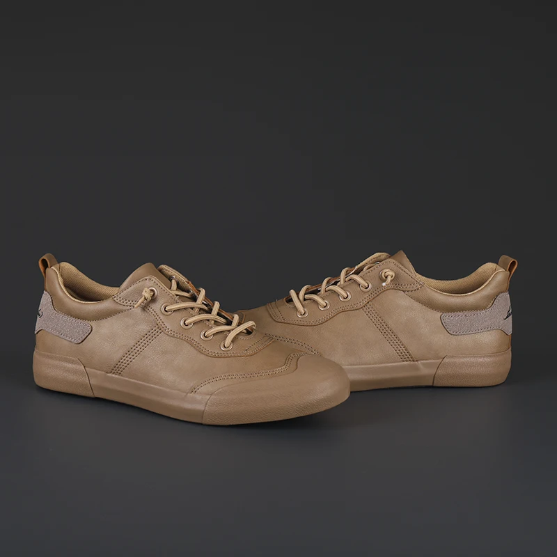 Мужские кожаные кроссовки повседневная обувь для вождения удобные качественные