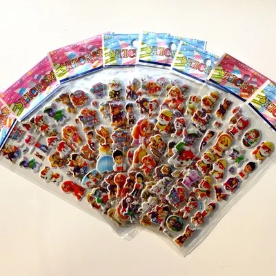 10pcs Stickers 10 шт. пластиковые вилки, ножи, ложки, наклейки, тарелка, покрытие для стола, шапки для 10 детей, вечерние украшения дня рождения - Цвет: 10pcs Stickers