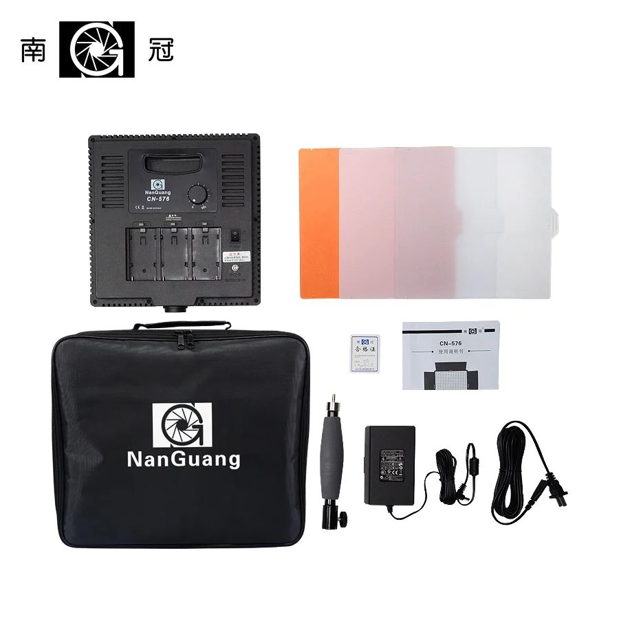 Nanguang CN 576 high RA CRI 95 ультра цветная фотопанель для DSLR камеры Двухцветная|Аксессуары