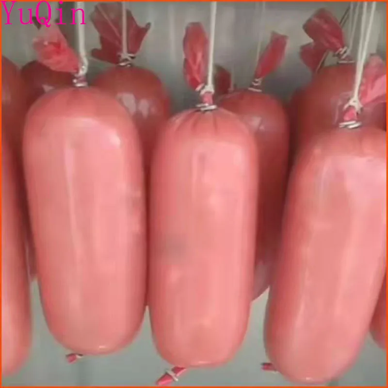 Wholesale Food Grade Red Plastic Sausage Casings for Salami Shell Handmade DIY Maker Hot Dog Casi | Дом и сад