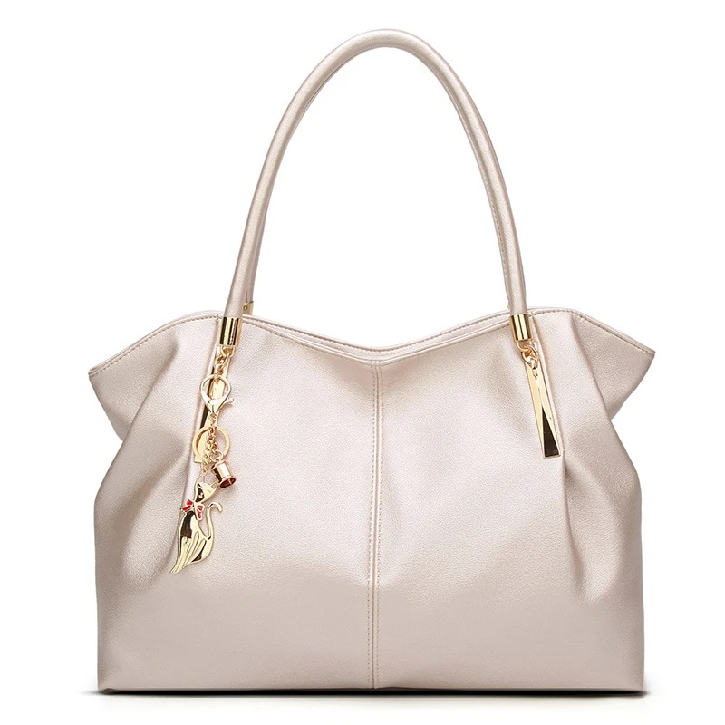 

New women's bag fashion handbag hanging accessories bag 2021 champagne women's Bag Tote Bag