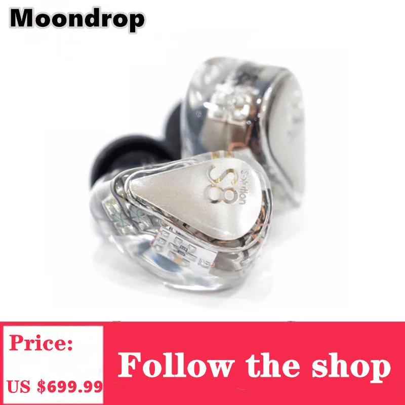 Moondrop S8 Headphone New Generation 8BA In Ear Monitor Earphone With 0.78-2Pin Universal Connector Cable For Phones | Электроника
