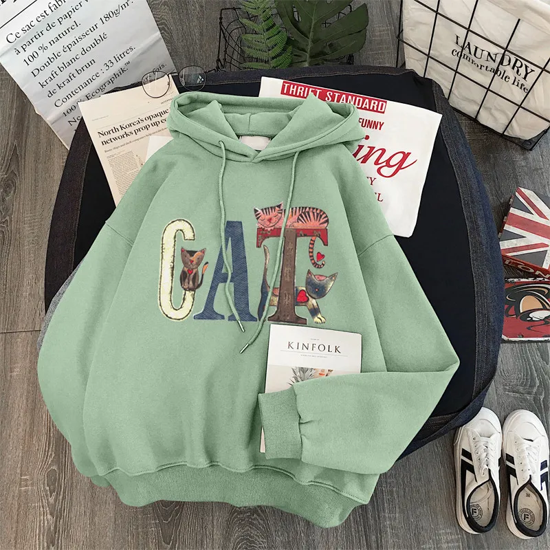 худи для женщин sweetshirts hoodie women autumn&winter hoodies moletom oversize+clothing+women aesthetic sweatshirt  feminino