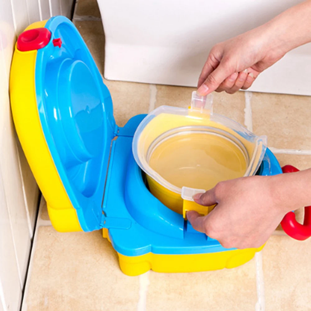 Портативный детский туалет для путешествий маленький простой и современный