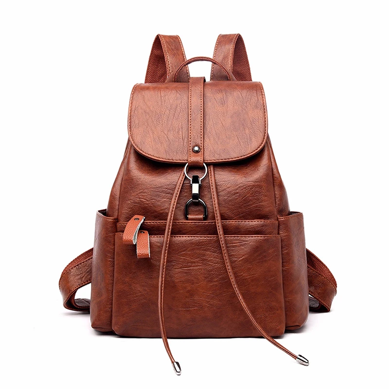 Женские кожаные рюкзаки Mochila Feminina женские высокого качества школьные сумки для