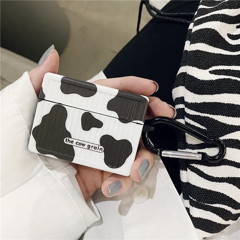 Zebra Pattern Cow Print Earphone Case for Airpods 1 2 Wireless Bluetooth Earphone Cover for Airpods Pro Protection Soft enlarge