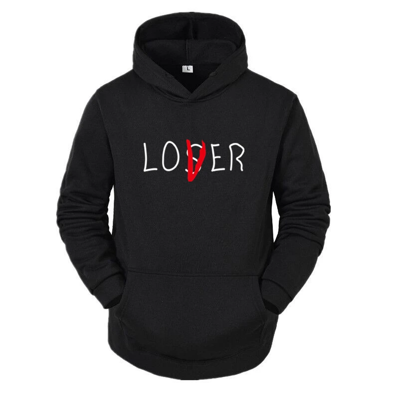 

Men Woman Hoodie Autumn Hip Hop Streetwear Men Pullover Sweatshirts Hoodies Solid Color Printing Casual And Comfortable Hoodie