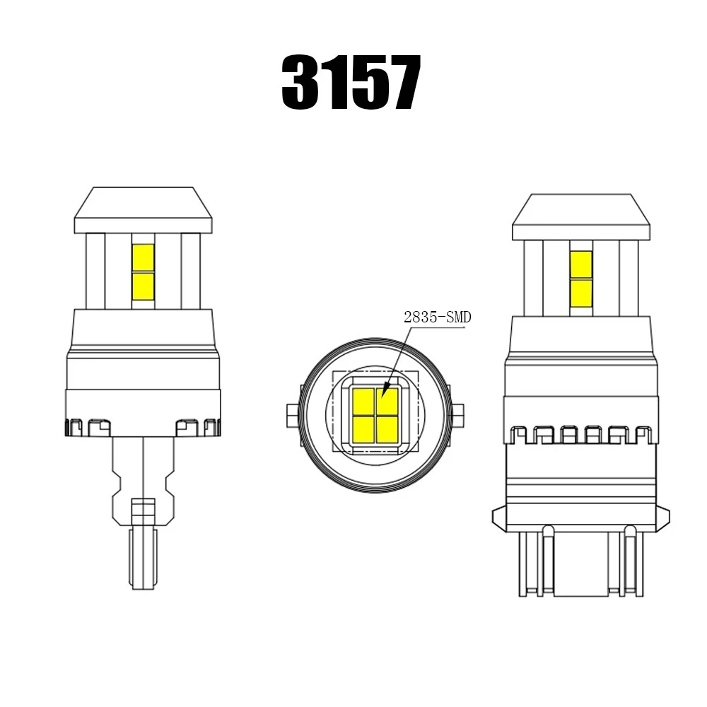 3157 светодиодный ламп супер яркий белый 3156 3056 3057 4157 3457 4057 стоп Резервное