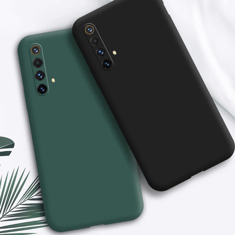 Силиконовый чехол для OPPO Realme X3 SuperZoom с полной защитой модный простой ТПУ мягкий