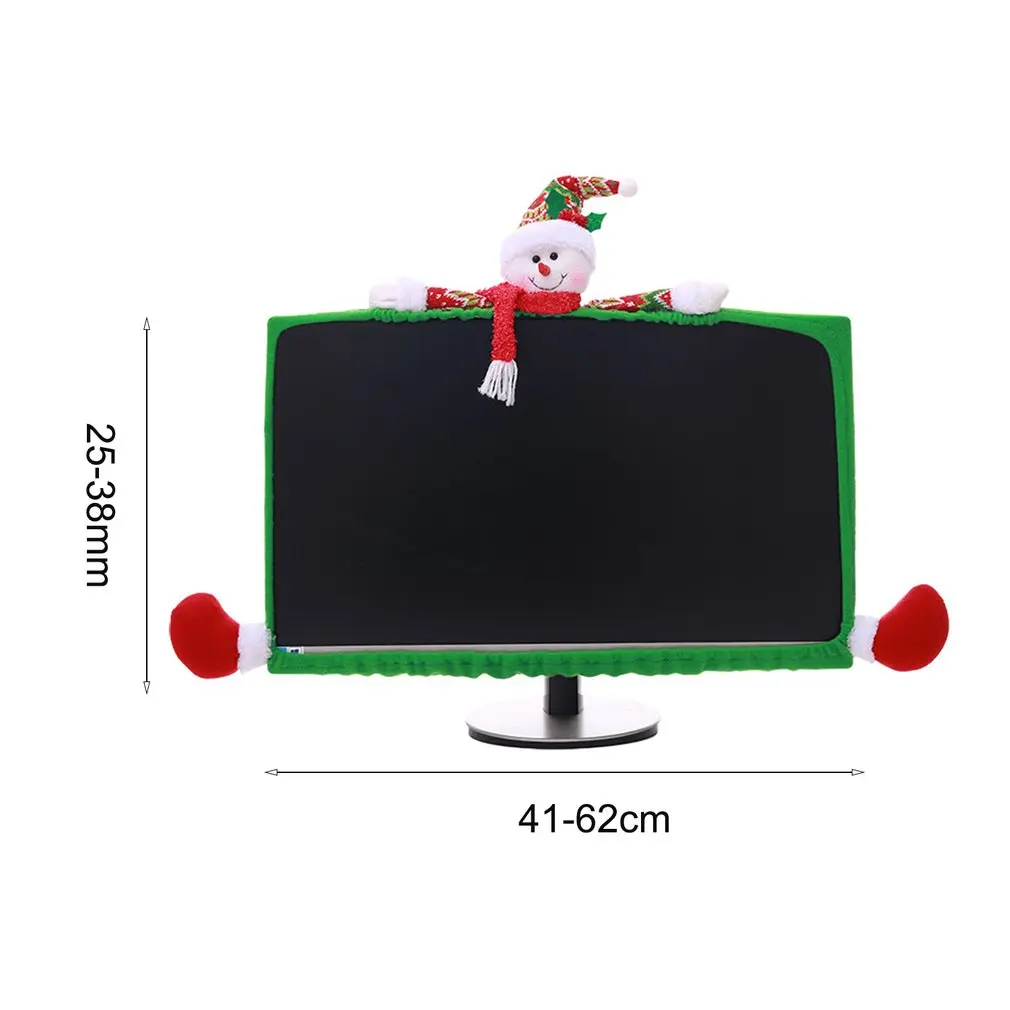 

Creative Christmas Atmosphere Decoration Three-dimensional Cartoon Computer Decoration Non-woven Fabrics Case Bag