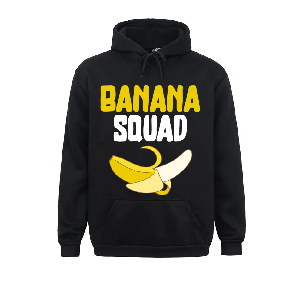 

Banana Squad Funny Banana Lovers Vegan Food Funny Pullover Hoodie Hoodies For Men Comics Sweatshirts Hoods Long Sleeve
