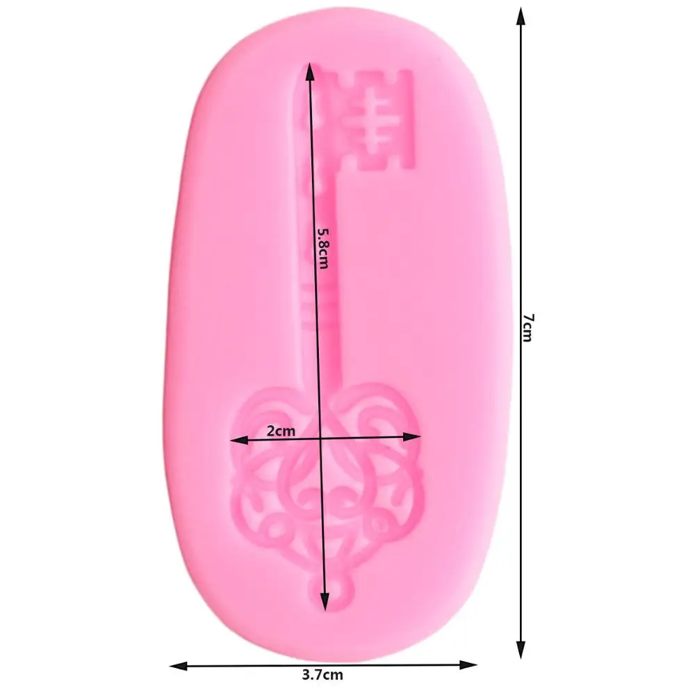 Винтажная силиконовая форма для помадки в стиле стимпанк со скелетом и каймой