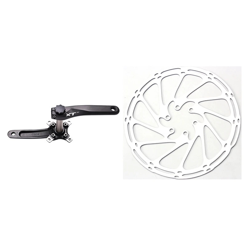 

1 Pcs Bike Brake Pad 180MM G3 HS1 MTB Disc Brakes & 1 Pair Bicycle Crankset Crank Arm BCD 104Mm CNC 170 Mm Crank Set
