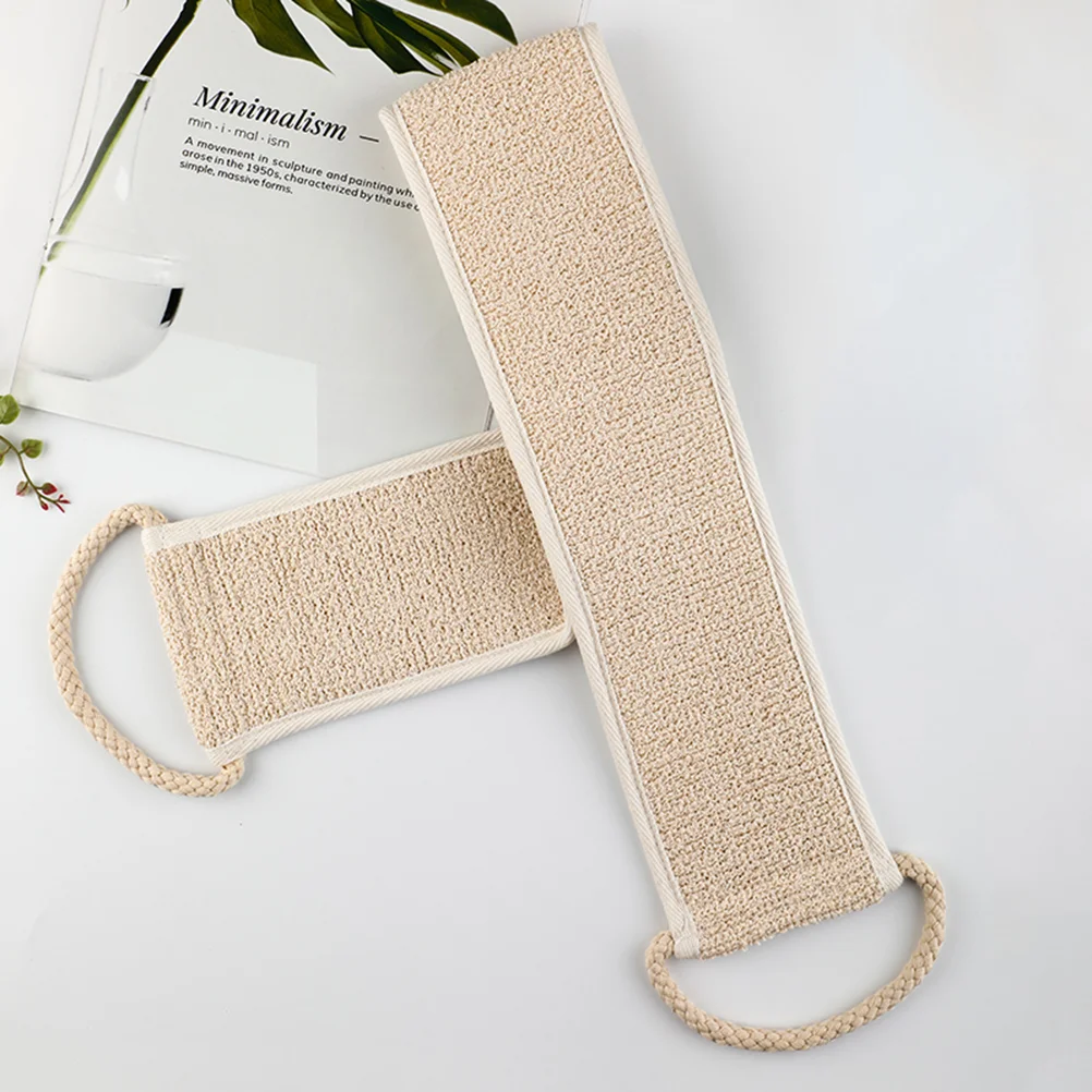 1PC Back Strap Scrubber Exfoliating Hemp Bath Tower Rubbing Towel for Men | Towel/Towel Set
