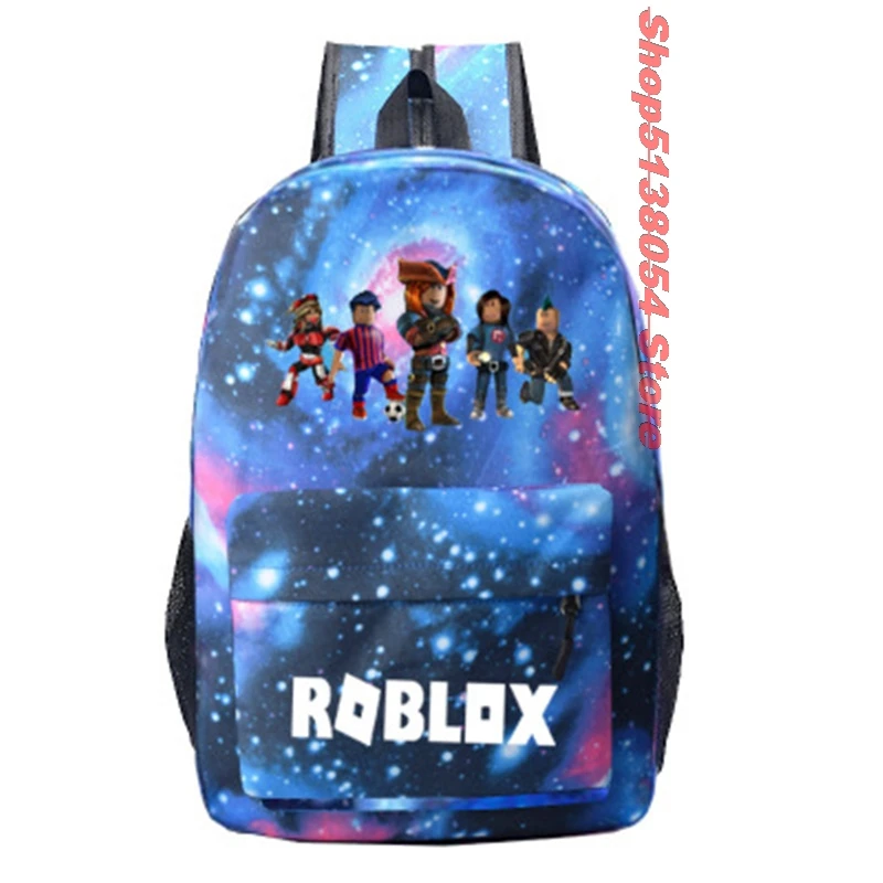 ROBLOX клетчатый рюкзак, детская школьная сумка, женский рюкзак, подростковые школьные сумки, Холщовый студенческий рюкзак для мальчиков и девочек, детская сумка