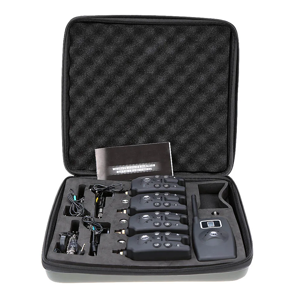 Lixada Беспроводная цифросветодиодный Светодиодная Сигнализация для рыбалки