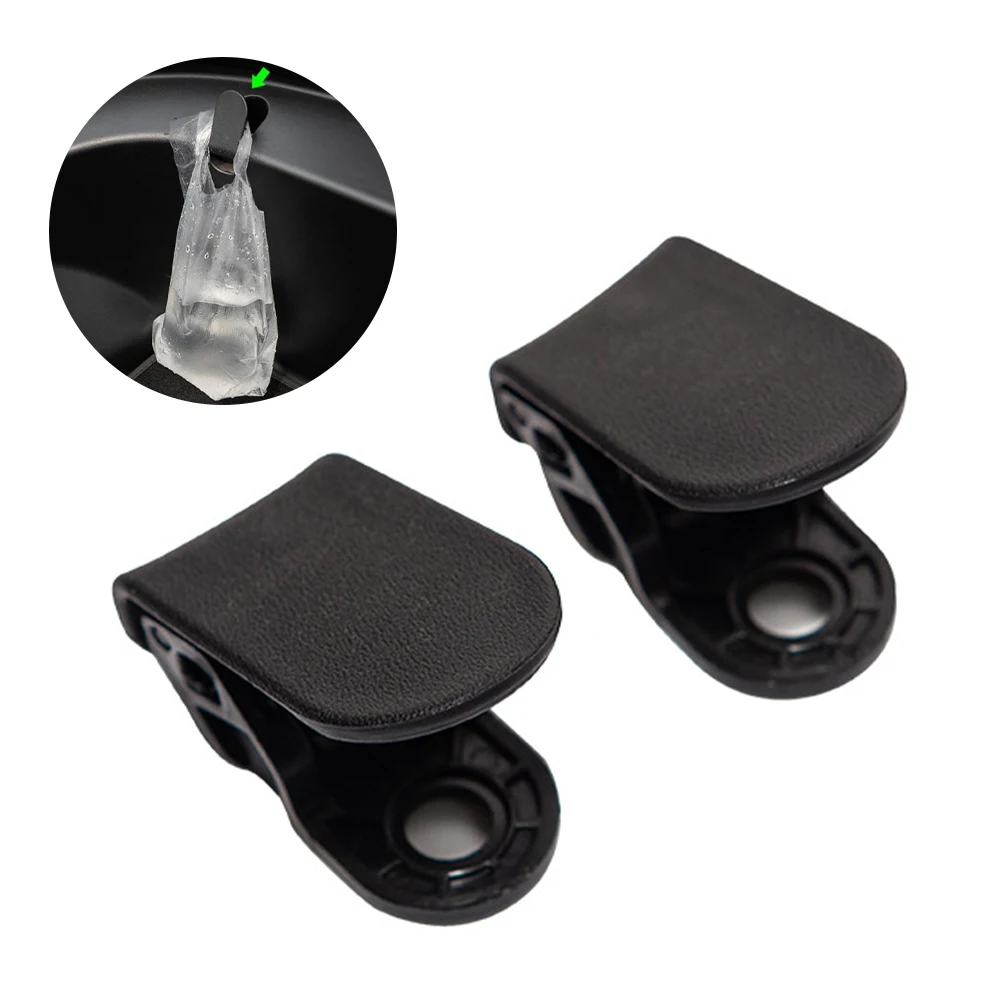 

1 Pair Front Trunk Bag Hooks Car Interior Hook Bag Cargo Hook Cover Car Interior Car Accessories for Tesla Model 3 2021 New
