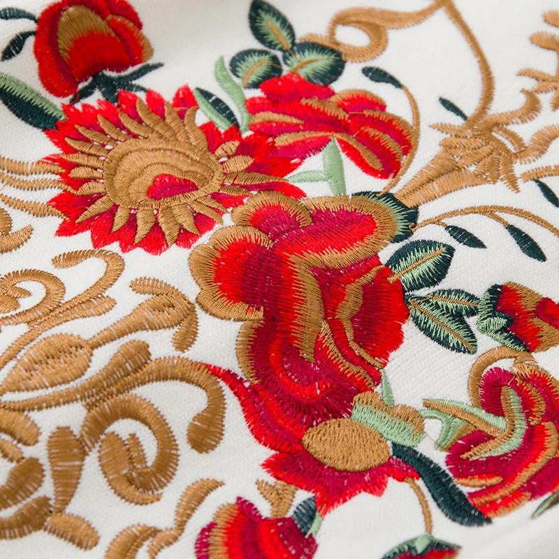 

2020 And O-Neck Long Sleeve Vintage Knitted Embroidery Women Sweater Autumn Pullovers Tricot Pull Femme