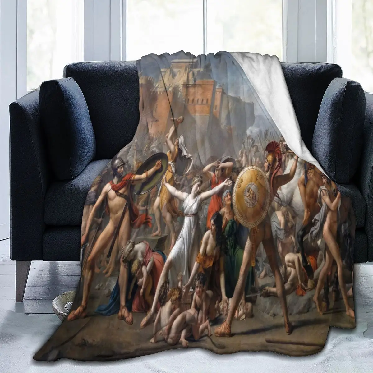 

Classic Angel Rome, 3D blanket, personalized printing, soft coral velvet blanket, mechanical washing flannel blanket