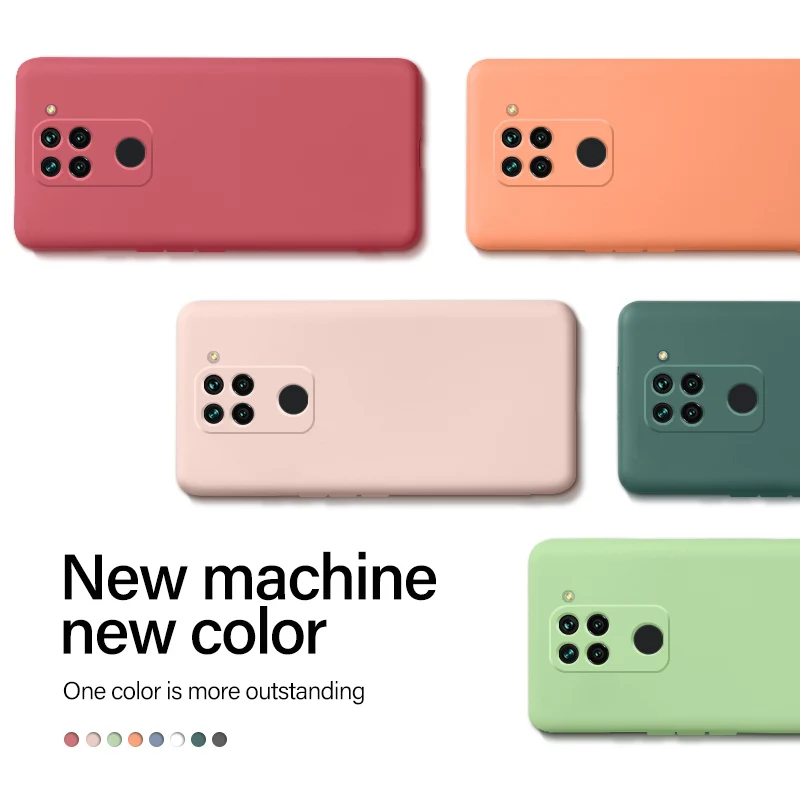 

Ultra-thin Cute Lanyard Liquid Silicone Phone Case For Xiaomi Redmi Note 10 9 s 8 Mi 10 9 F2 Lite Pro Luxury Soft Cover Coque