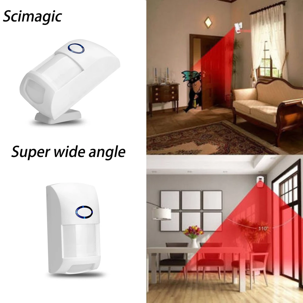 

Wireless Anti-pet Detector Infrared Probe Human Body Sensor Pet Immune PIR Detector For Alarm Security System
