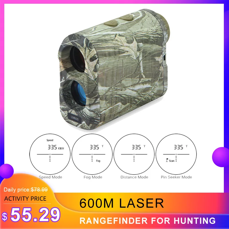 600 м лазерный дальномер охотничий телескоп измеритель расстояния Измеритель