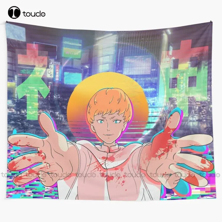 

Новый гобелен Devilman, модный гобелен, настенный гобелен для гостиной, спальни, домашний декор, фоновая стена