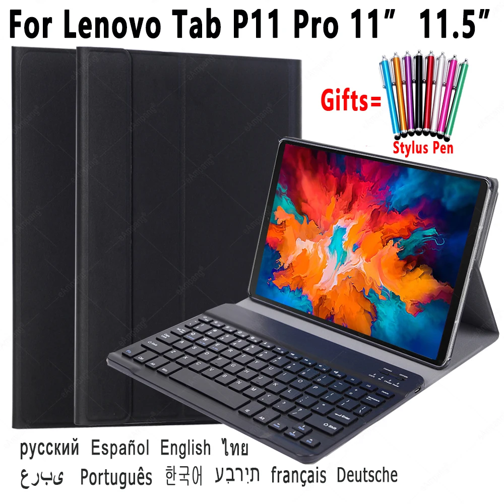 Чехол-клавиатура для Lenovo Tab P11 Pro 11 5 Tab-J606F Tab-XJ706F русская испанская Арабская иврит