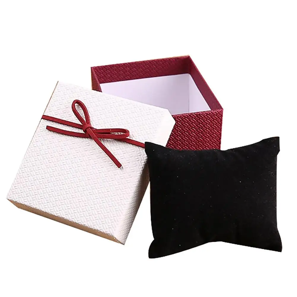 Fashion Bowknot Square Organizer Box Mesh Multiple Colors Jewelry Gift Packing Rings Earrings Necklace Storage Bags | Украшения и