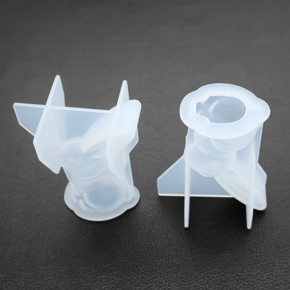 Силиконовая форма в виде зайца для изготовления ювелирных изделий кристаллов с