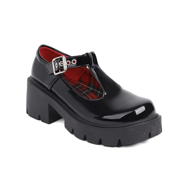 

Roman Womens High Chunky Creepers Heel Platform Shoes Summer Strap Sandals Casual Gothic Black Oxfords Retro Plus Size New 2021