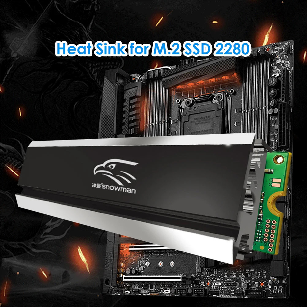 

M.2 SSD теплоотвод охлаждающая Тепловая площадка 2280 твердотельный жесткий диск охладитель радиатор