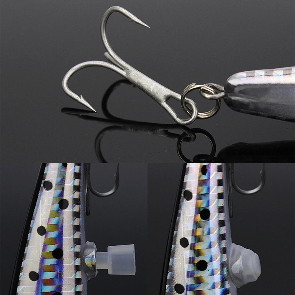 Электронная искусственная приманка с зарядкой от USB Вибрирующая тройным крючком