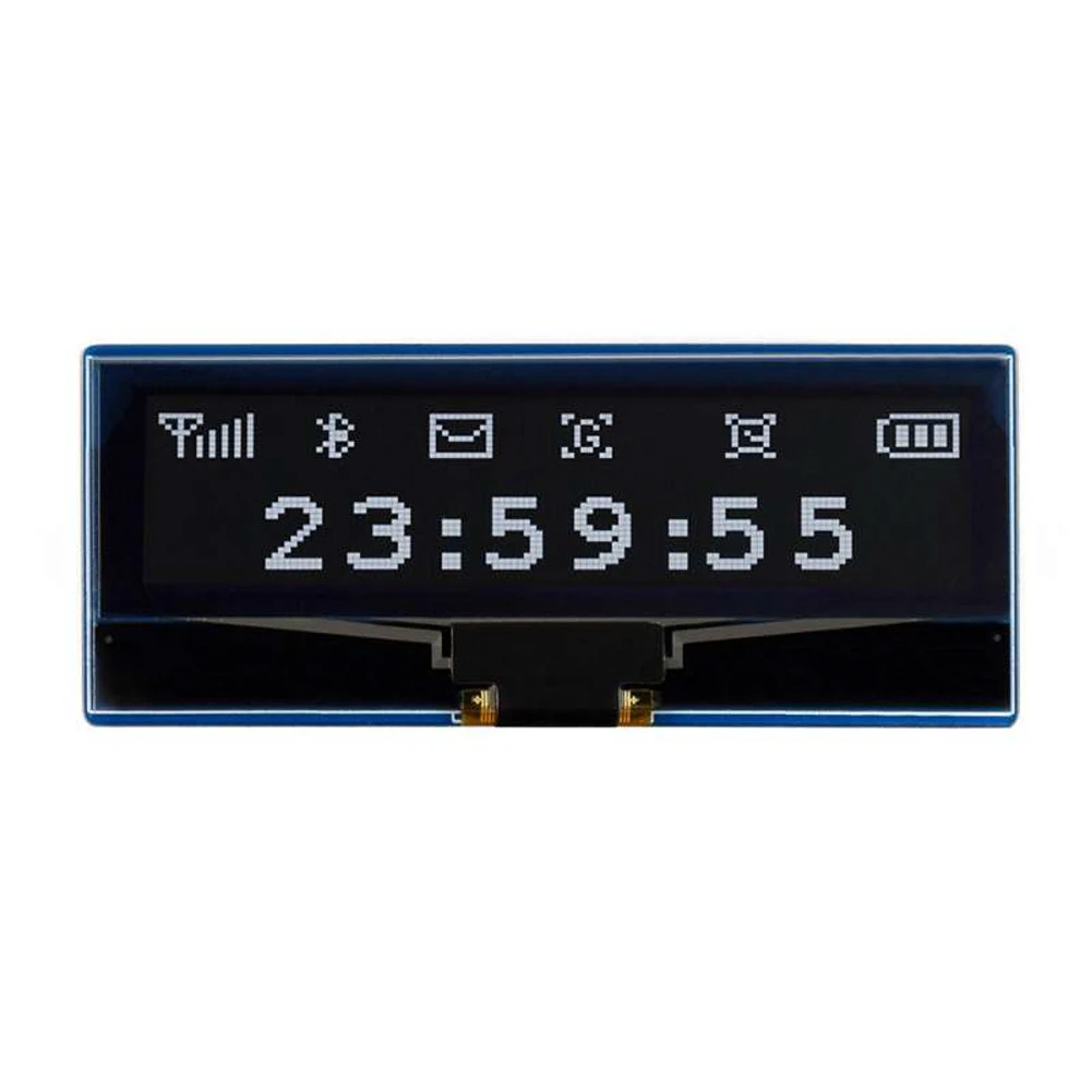 Дисплейный модуль Waveshare OLED 2 23 дюйма для Raspberry Pi Pico 128 × 32 пикселя интерфейс SPI/I2C