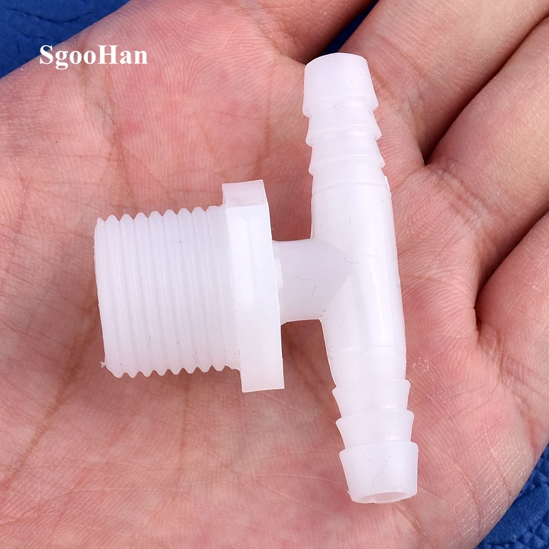 2 ~ 100 шт. G1/2 наружная резьба до 8 12 мм полиэтиленовый тройник соединитель для