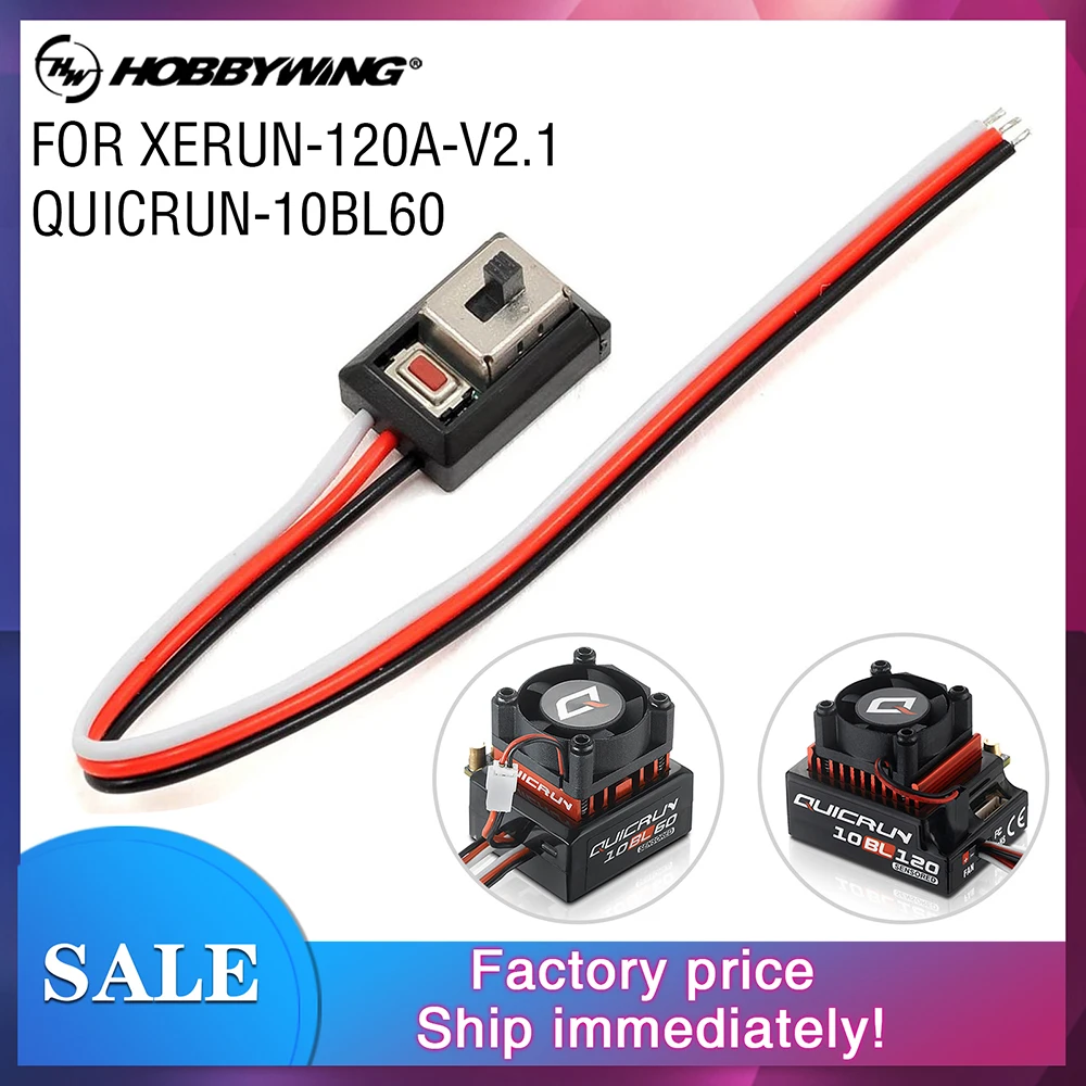 

Переключатель Hobbywing ESC для быстрого запуска 10BL60/10BL120 XERUN XR10 Justock стандартная деталь