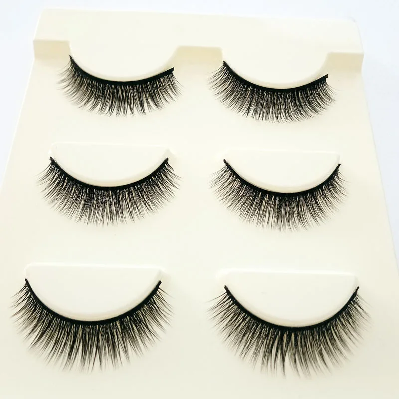 Объемные Накладные ресницы для макияжа с большими глазами мягкие натуральные