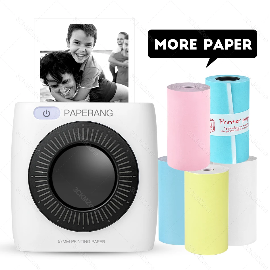 Карманный принтер PAPERANG P2 портативный Bluetooth для фото телефона беспроводное