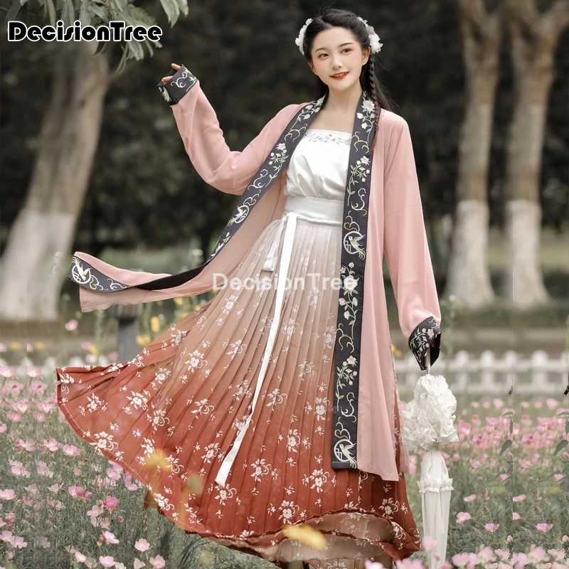 2021 одежда в китайском стиле женский год народный танец праздничный наряд hanfu