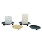 Новое поступление, подсвечник в скандинавском стиле, Круглый устойчивый Железный подсвечник, подходит для украшения стола