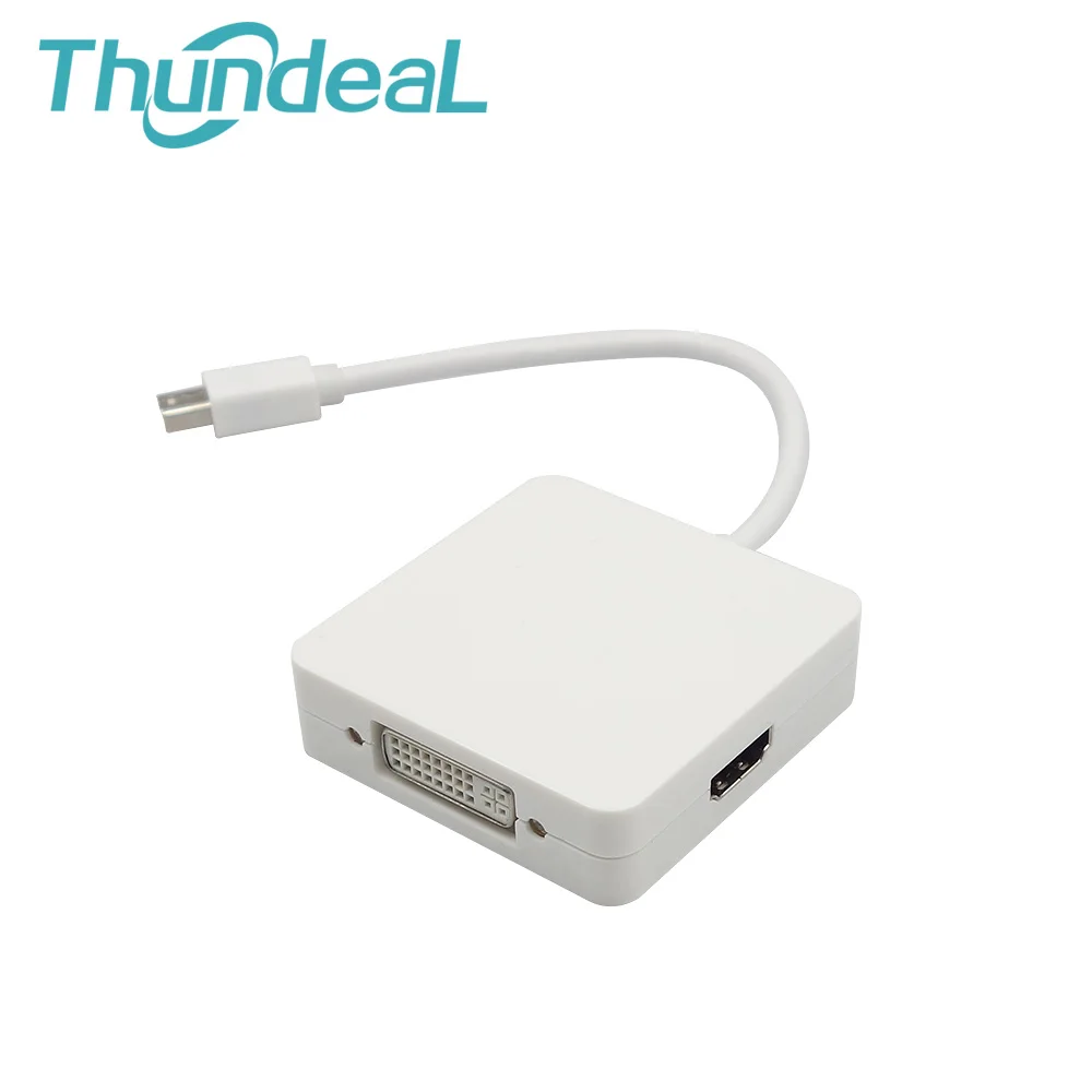 Cable Adapter 3 in 1 DVI/VGA Mini Display Port Male to HDMI Female DVI VGA for MacBook TV Projector Converter | Компьютеры и офис